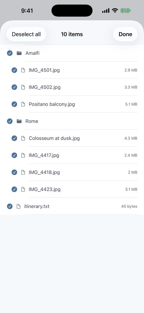 Previewing archive contents before extraction